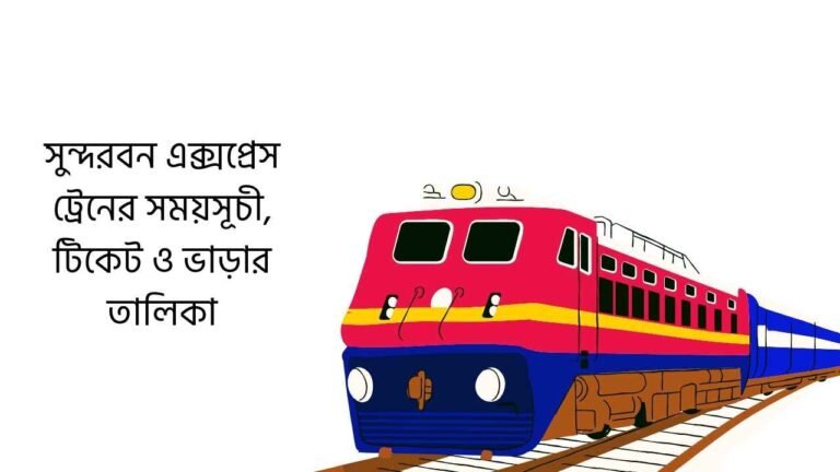 সুন্দরবন এক্সপ্রেস ট্রেনের সময়সূচী